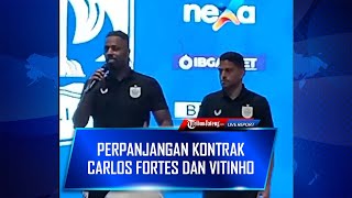 LIVE Perpanjangan kontrak pemain PSIS Carlos Fortes dan Vitinho [upl. by Naerb]