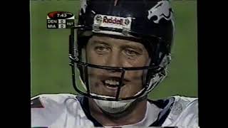 1998 NFL Week 16 Broncos  Dolphins FULL GAME Elway vs Marino [upl. by Jules]