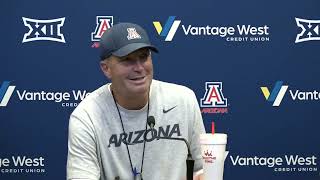 Arizona Football Press Conference  Brent Brennan [upl. by Mendie]