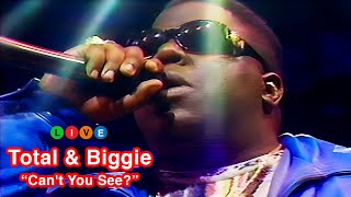 Total feat Notorious BIG Cant You See LIVE rare 1995 [upl. by Rosdniw886]