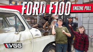 ABANDONED To RESTORED Rebuilding A Ford F100  Part 1 Engine Removal amp Diagnosis [upl. by Autry934]