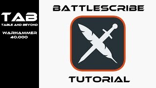 Armeeliste mit BattleScribe erstellen Tutorial Warhammer 40k Einsteiger  Anfänger Tab [upl. by Lhok241]