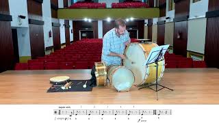 Danse du Diable Histoire du Soldat  Original percussion setup [upl. by Zwart]