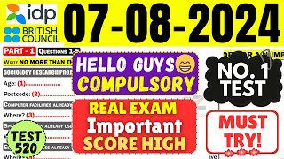 IELTS Listening Practice Test 2024 with Answers  07082024  Test No  521 [upl. by Emerej]