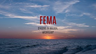 🚩Why is FEMA Staging 350 Semi Trailers wEquipment at an Old AFB in Oscoda Michigan [upl. by Annekam]