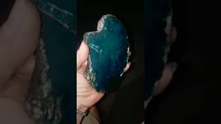 natural rough chrysocolla in chalcedony origin bacan gulau indonesian 🥰👍 [upl. by Andryc]