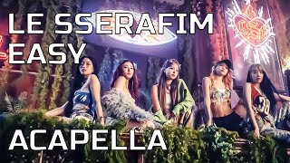 LE SSERAFIM 르세라핌  EASY Acapella isolated vocal track [upl. by Feinberg]