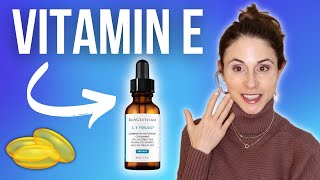 TOP SKIN BENEFITS OF VITAMIN E 😍 DERMATOLOGIST DrDrayzday [upl. by Sadnac358]