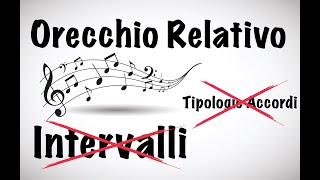 Orecchio relativo come svilupparlo Basta intervalli [upl. by Nosnibor]