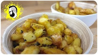 Knusprige Kartoffel Bites aus dem Backofen REZEPT  Pommes Män [upl. by Doykos]