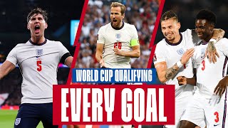 EVERY GOAL ⚽️ 2022 World Cup Qualifiers  RecordBreaking Kane Sterling Saka Grealish  England [upl. by Sidnee]