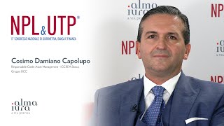 Cosimo Damiano Capolupo BCC Iccrea intervistato da Micaela De Medici allNPLampUTP di Alma Iura [upl. by Adnawyt]