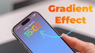 Beautify iPhone Lock Screen With Gradient Clock and Wallpaper [upl. by Festus]