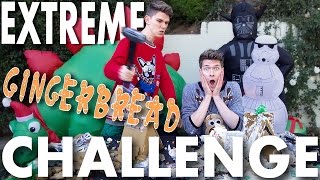 Gingerbread House Challenge gets EXTREME  Slow Motion SIBLING TAG  Devan amp Collins Key [upl. by Jacki]