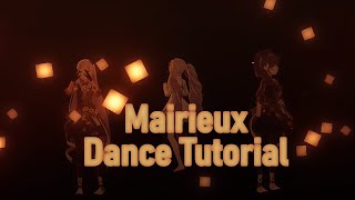 mairieux dance tutorial mirrored [upl. by Yessydo]