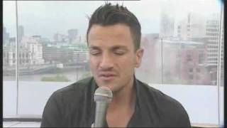 Peter Andre performing a live acoustic version of his single Go Back Videos GMTV [upl. by Atteuqcaj]