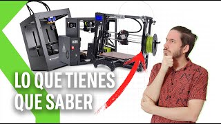 IMPRESORAS 3D TODO lo que tienes que saber antes de comprar una [upl. by Katharine]