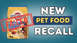 New Pet Food Recall What Pet Foods [upl. by Attebasile898]