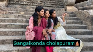 Gangaikonda cholapuram temple 🛕🥰 rihejovlogs tamil temple [upl. by Assetan277]