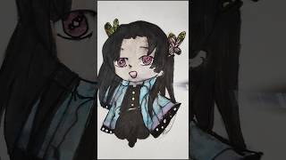 Cute kanae drawinganimedrawing Demon slayer [upl. by Berck455]