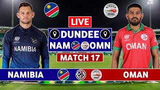 ICC Cricket World Cup League 2 Live Namibia vs Oman Live  NAM vs OMN ODI Live Scores amp Commentary [upl. by Celestyna]