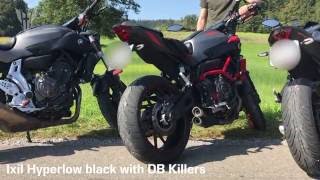 BEST EXHAUST COMPARISON for the Yamaha FZ 07MT 07 [upl. by Marv876]