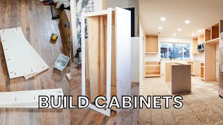 How I Build Basic Cabinets Using Plywood [upl. by Gabrielli]