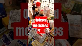 Ordered medicines part  1  krishna medicose medicine medicalstore pharmacyshop medicalvlog [upl. by Azarria570]