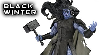 Marvel Legends BLACK WINTER THOR Action Figure Review [upl. by Kaliope]