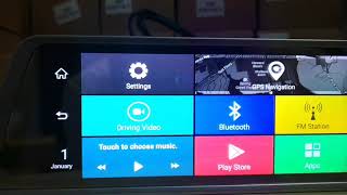 4カメラ ドライブレコーダー 10インチディスプレイ センターコンソール Android 51 4G GPS WiFi [upl. by Chloe]