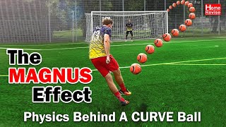 The Magnus Effect Physics Behind A CURVE Ball  The Reverse Magnus Effect  Home Revise [upl. by Soren]