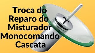 Como trocar o reparo do misturador monocomando cascata vidro [upl. by Nnylsaj205]