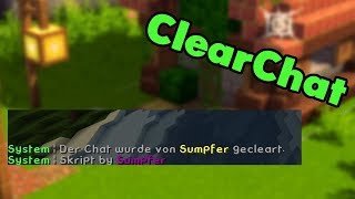 Clearchat Skript  Minecraft  German  Deutsch  30FPS [upl. by Ynaffital]