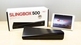 SlingBox 500 Media Streamer Review [upl. by Alleiram]