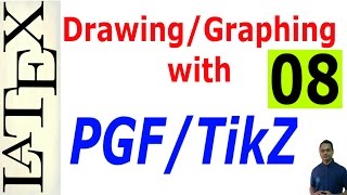 Basic and Advanced DrawingGraphing in LaTeX Using PGFTikZ Part08 [upl. by Elleunamme]