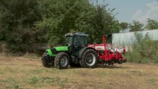 DEUTZFAHR AGROFARM 115  Semanatoare PROSEM6 MiniTill SOLA [upl. by Jepson]