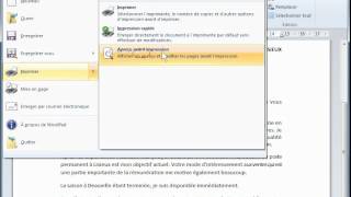 Comment faire un aperçu et imprimer une lettre sous Windows7wwwformenligneorg [upl. by Euqina]