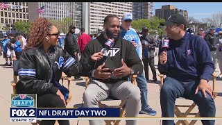 Live from the NFL Draft Day Two [upl. by Shreeves]