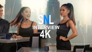 Ariana Grande  Snl Interview 2016 4K [upl. by Noma]