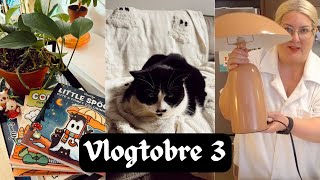 VLOGTOBRE 3  Pourquoi souffler la cannelle le 1er nouvelles lampes et mes fournitures de coloriage [upl. by Frederica]