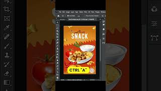 How to make mockup design in Photoshop shorts [upl. by Yedoc675]