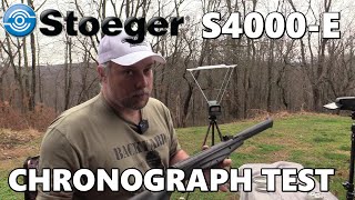 Stoeger S4000E Chronograph Test 177 Cal [upl. by Nede]