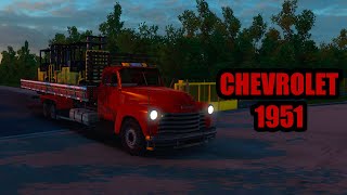 Caminhão diferente do comum Chevrolet 1951  Mod Euro Truck Simulator 2 150 30 [upl. by Ardnek171]