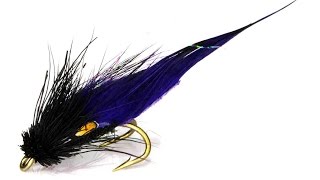 Mudler Fly tying tutorial Step by step lesson trout fly Purple mudler [upl. by Nawad]