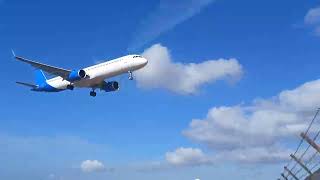 Jet2 Holidays A321 Neo Landing at Lanzarote Airport  190924 [upl. by Laurena]