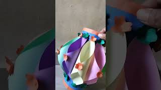 Diwali lamp Craft paper shortfeed music song  shortmaking art decoration homes diycrafts [upl. by Preiser]