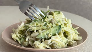 Very delicious cabbage salad recipe The secret is in the salad dressing [upl. by Perseus]