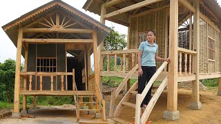 TIMELAPSE START TO FINISH Alone Building Wooden House  BUILD LOG CABIN [upl. by Infeld124]