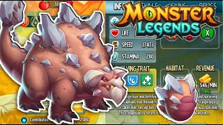 Monster Legends ANKY level 150 😍 review  Sibidu The Apex conjuring treasure cave [upl. by Procter]