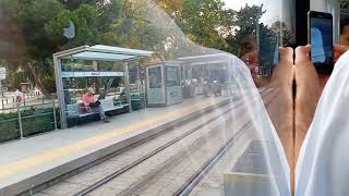 İstanbulda T5 İle Eminönü  Alibeyköy Cep Otogarı Arası Tramvayla Seyahat [upl. by Kristopher285]